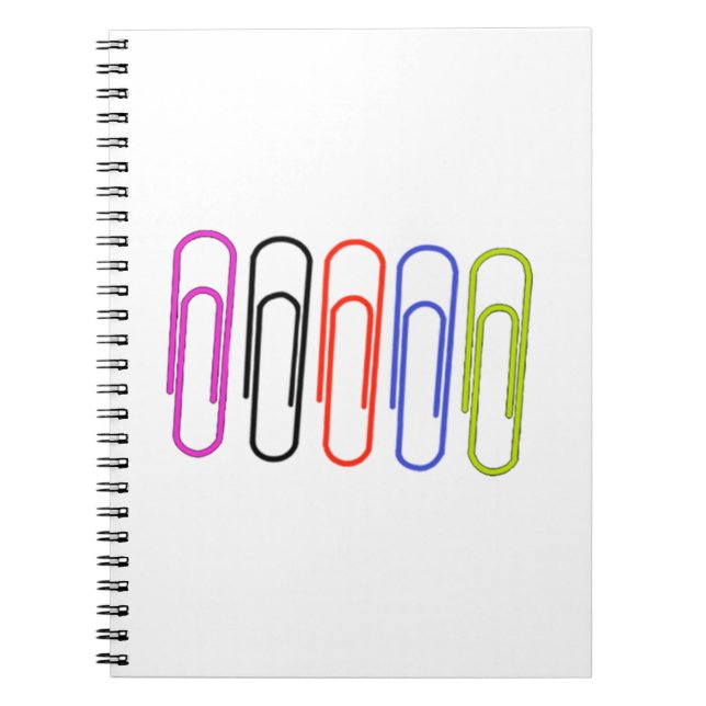 Caderno Espiral Clipe de papel (Frente)