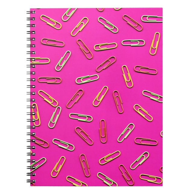 Caderno Espiral Clipes de papel (Frente)