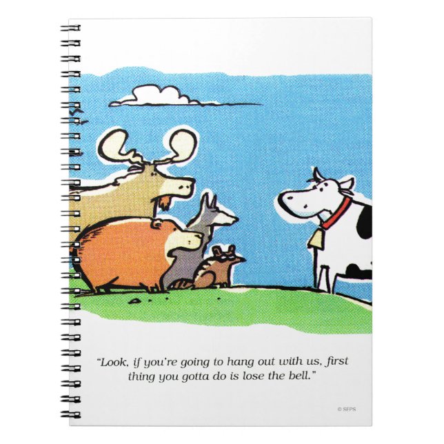 Caderno Espiral Clique animal (Frente)