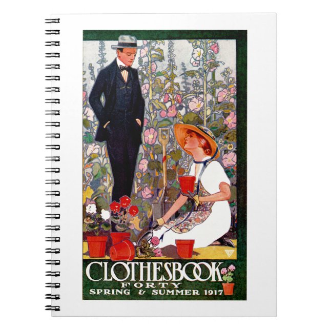 Caderno Espiral Clothesbook Quarty: Primavera e Verão de 1917 (Frente)