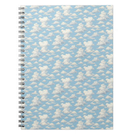 Caderno Espiral Cloud Pattern 