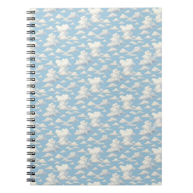 Caderno Espiral Cloud Pattern  (Frente)