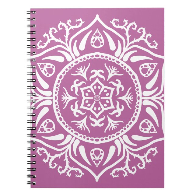 Caderno Espiral Clover Mandala (Frente)
