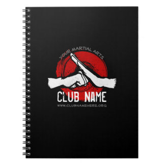 Caderno Espiral Clube das artes marciais