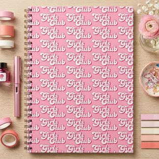Caderno Espiral Clube das Meninas