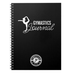 Caderno Espiral Clube de Ginástica Logotipo da Ginástica Rotina da