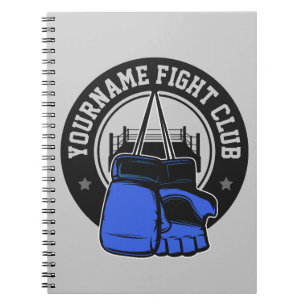 Caderno Espiral Clube de Luta de Artes Marciais Mistas Mistas Pers