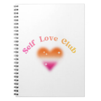 Caderno Espiral Clube do Amor Próprio – Empoderamento Feminino Des