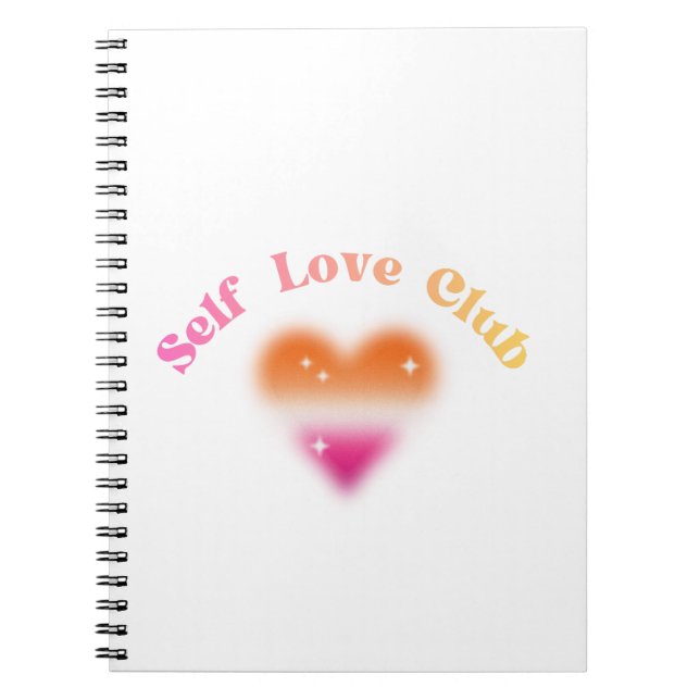 Caderno Espiral Clube do Amor Próprio – Empoderamento Feminino Des (Frente)