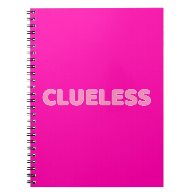 Caderno Espiral Clueless Eu (Frente)