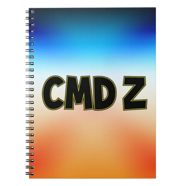 CADERNO ESPIRAL CMD Z (Frente)
