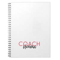 COACH NAME texto personalizado vermelho preto Spor