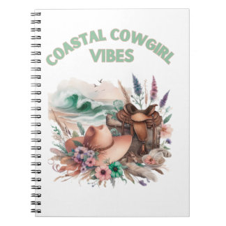 Caderno Espiral Coastal cowgirl vibes,floral, feminine hoodie