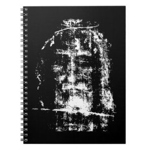Caderno Espiral Cobertura de Turim Jesus Cristo Face T-ShirtA Turi