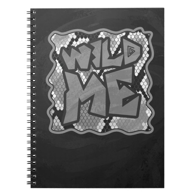 Caderno Espiral Cobra Amarelo e Impressão Dourado (Frente)