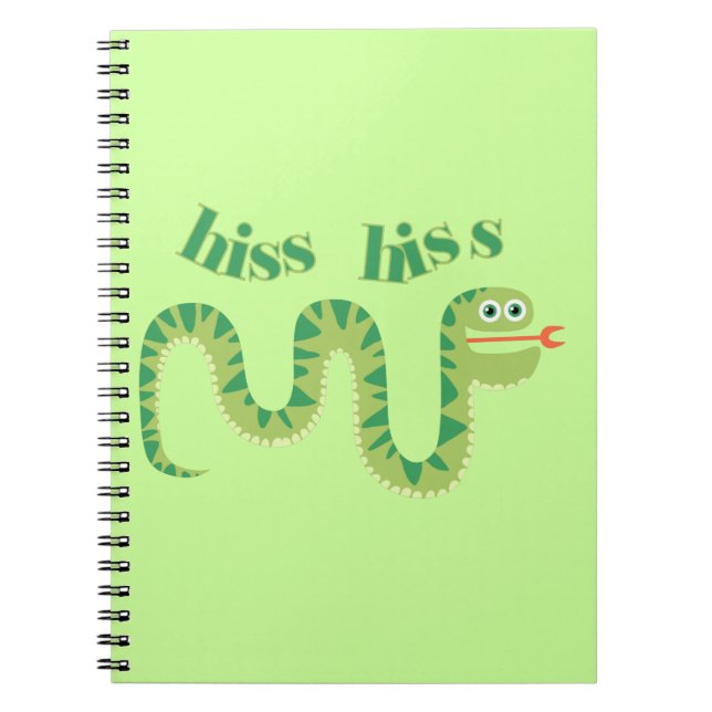 Caderno Espiral Cobra do silvo do silvo (Frente)