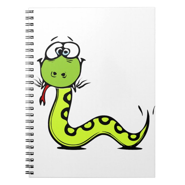 Caderno Espiral Cobra verde (Frente)