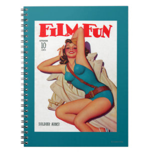 Caderno Espiral Cobrir 10 da Revista Film Fun