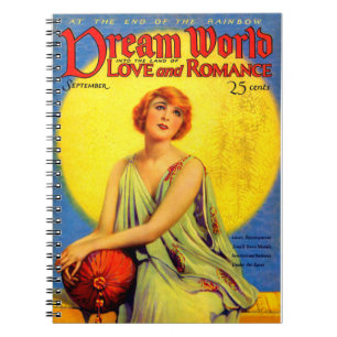 Caderno Espiral cobrir da revista 1920 Dream World
