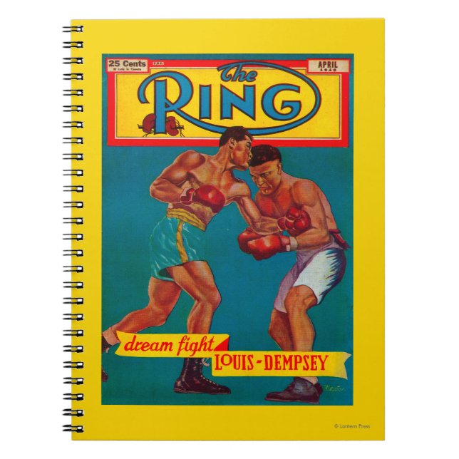 Caderno Espiral Cobrir da Revista Ring (Frente)