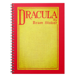 Caderno Espiral Cobrir Drácula da primeira edição