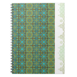 Caderno Espiral Cobrir Geométrico do Livro Islâmico