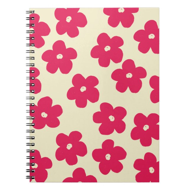 Caderno Espiral Cobrir para notebook floral (Frente)