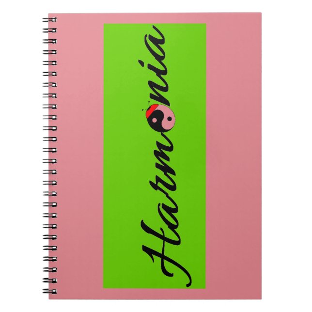 Caderno Espiral Coccinelle Harmonia zen (Frente)