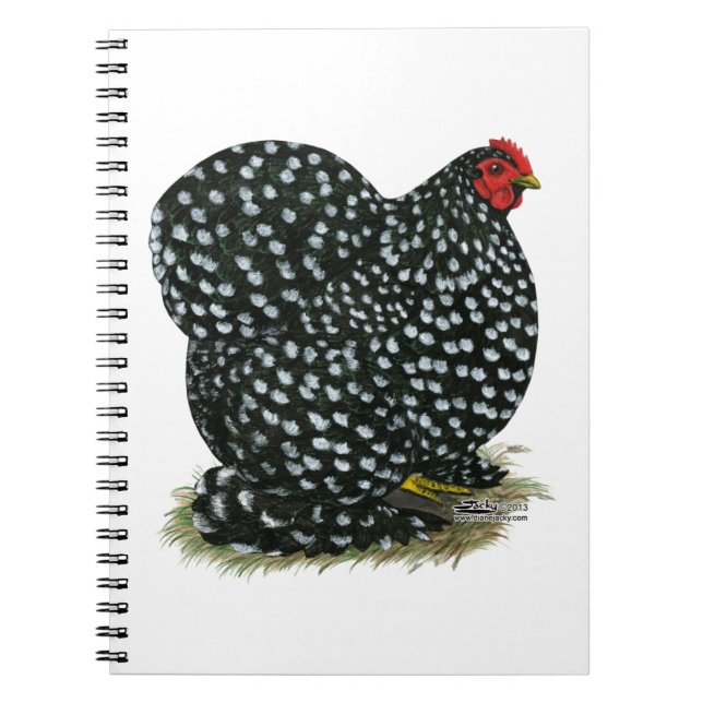 Caderno Espiral Cochin Mottled Hen (Frente)