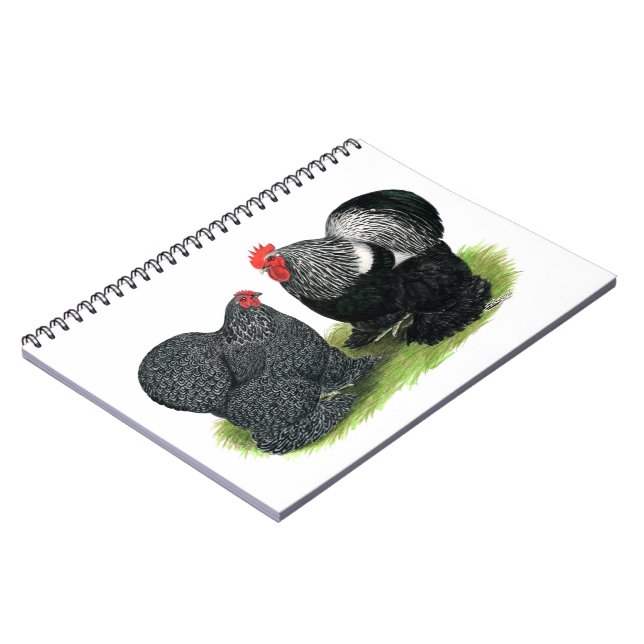 Caderno Espiral Cochins: Pincéis de prata (Left Side)