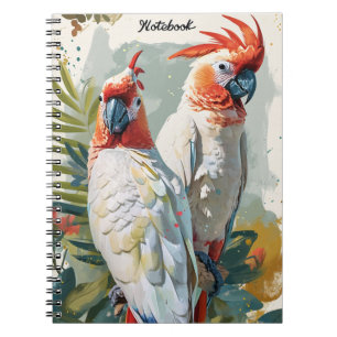 Caderno Espiral Cockatoos Vintage