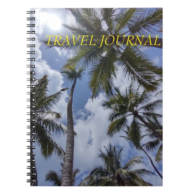 Caderno Espiral COCO PALMS nº 2 VIAGEM DIÁRIO (Frente)