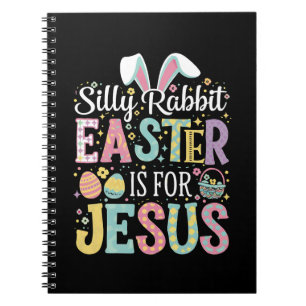 Caderno Espiral Coelhinho Bonito Páscoa é Para Jesus Coelho Bobo