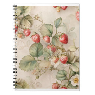 Caderno Espiral Coelhinho de Aquarela Cachorro com Morangos