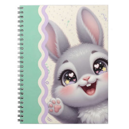 Caderno Espiral Coelho Acenando