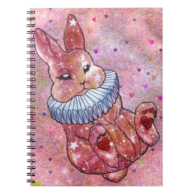 Caderno Espiral Coelho chamado Ladybug (Frente)