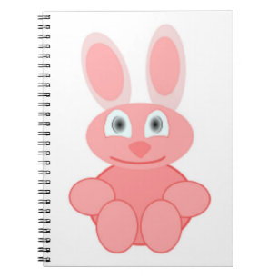 CADERNO ESPIRAL COELHO DO PINK BUNNY