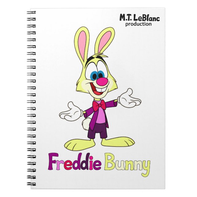 Caderno Espiral Coelho Freddie  (Frente)