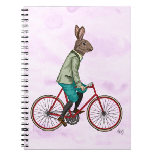 Caderno Espiral Coelho na bicicleta 3