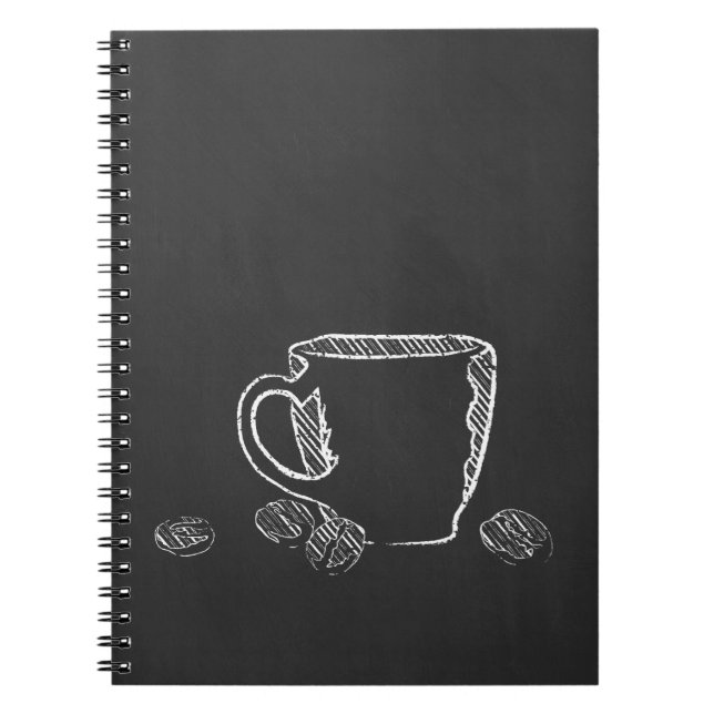 CADERNO ESPIRAL COFFEE CHALK (Frente)