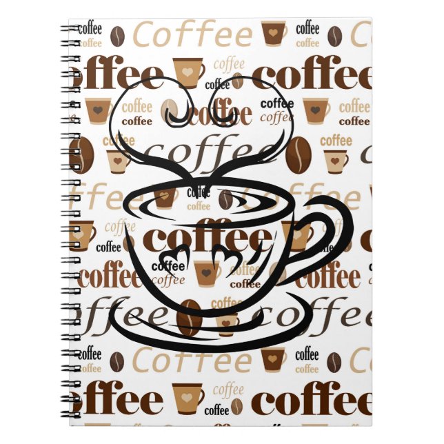 Caderno Espiral Coffee Lovers Notebook (Frente)