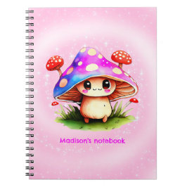 Caderno Espiral Cogumelo