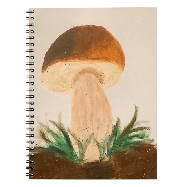Caderno Espiral Cogumelo Porcini (Frente)