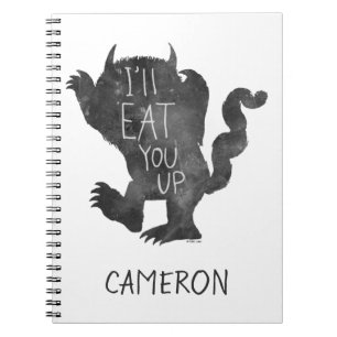 Caderno Espiral Coisa Selvagem Vou te Comer Adicione seu Nome