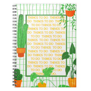 Caderno Espiral Coisas a Fazer