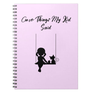 Caderno Espiral Coisas Bonitas Que Meu Filho Disse