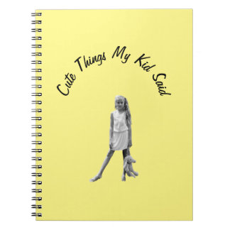 Caderno Espiral Coisas Bonitas Que Meu Filho Disse Notebook