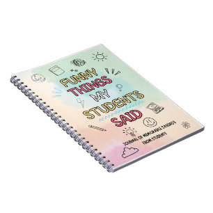 Caderno Espiral Coisas engraçadas que meus alunos disseram