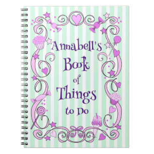 Caderno Espiral Coisas para fazer o notebook espiral