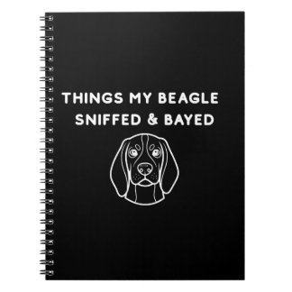 Caderno Espiral Coisas que meu Beagle Farejou e Latiram